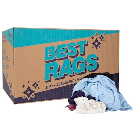 Monarch R-C45 T-Shirt Reclaimed Rags Colored - 25lb Box R-C45-25